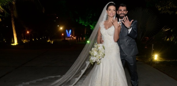 21.nov.2016 - Laura Keller e Jorge Sousa se casam no Rio - Vinicius Marinho/Brazil News - Vinicius Marinho/Brazil News