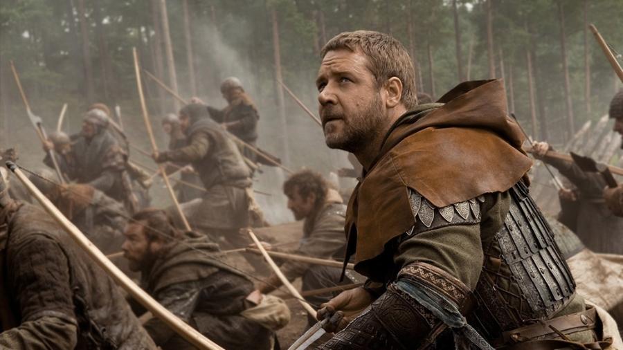 Russel Crowe no filme "Robin Hood" - Divulgação