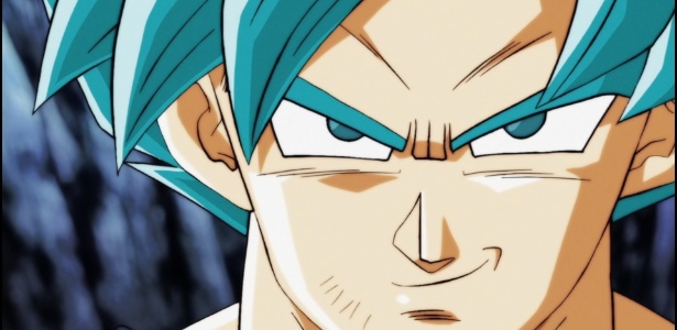 Apesar de saber que terá inimigos que vão além do seu atual poder, Goku, para variar, se mostrou empolgado com a possibilidade de enfrentar lutadores fortes - Reprodução
