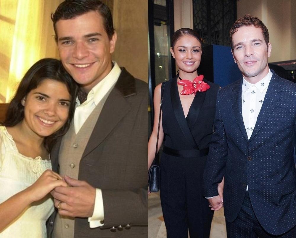 Daniel de Oliveira com Vanessa Giácomo e a atual, Sophie Charlotte - Divulgação/Globo