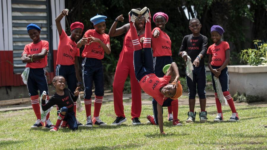 Dream Catchers, grupo de dança que faz sucesso na Nigéria - Stefan Heunis/AFP