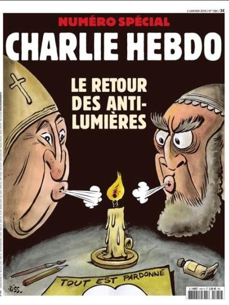 Capa da edição especial da revista satírica francesa Charlie Hebdo - Divulgação
