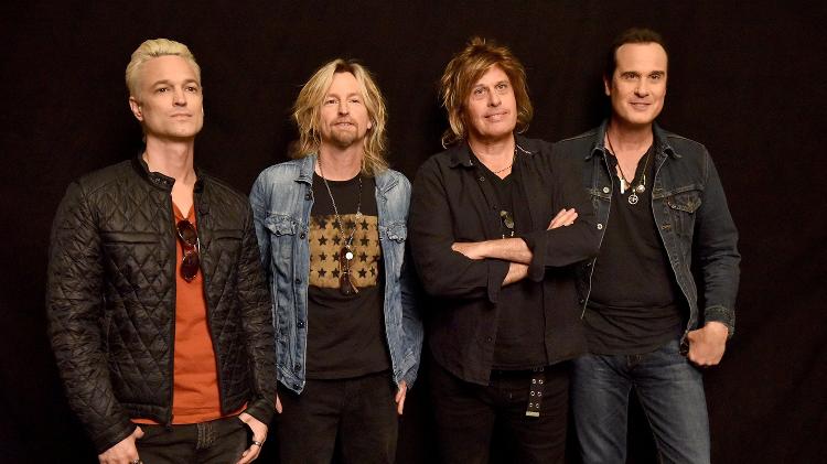 Jeff Gutt, Eric Kretz, Dean DeLeo e Robert DeLeo na nova formação do Stone Temple Pilots - Scott Dudelson/Getty Images - Scott Dudelson/Getty Images