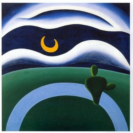 Obra "A Lua", de Tarsila do Amaral - Reprodução - Reprodução