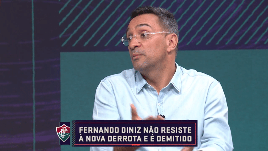 Maurício Noriega comenta passagem de Fernando Diniz em programa - Reprodução/SporTV
