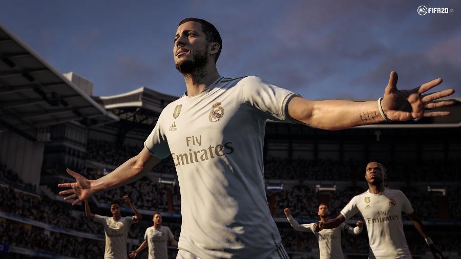 Hazard é um dos jogadores em destaque nas capas de FIFA 20 - Divulgação