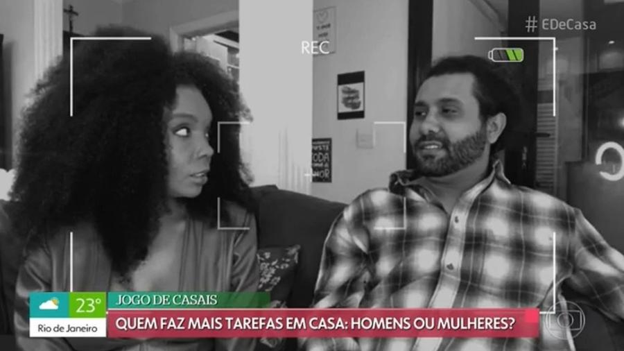 Thelma e Denis participam do "É de Casa" - Reprodução/Globoplay
