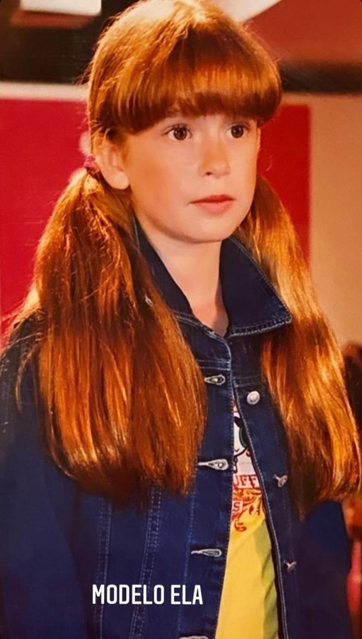 Marina Ruy Barbosa na infância - Reprodução/Instagram