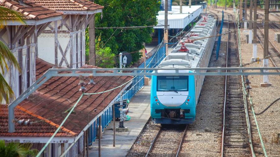 Trem na estação Japeri, na Baixada Fluminense - Getty Images/iStockphoto