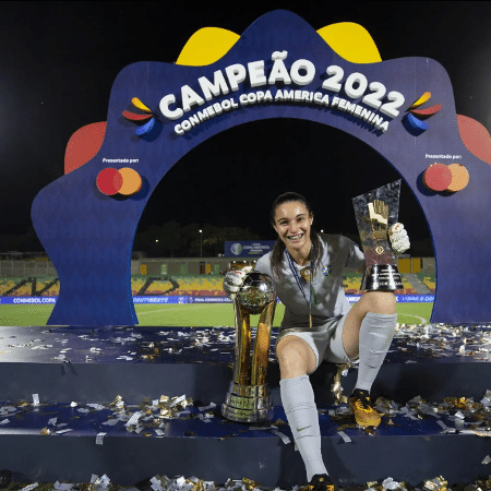 Lorena Silva, goleira da Seleção Brasileira de futebol, não tomou nenhum gol durante a Copa América  - Morgana Schuh | Grêmio FBPA