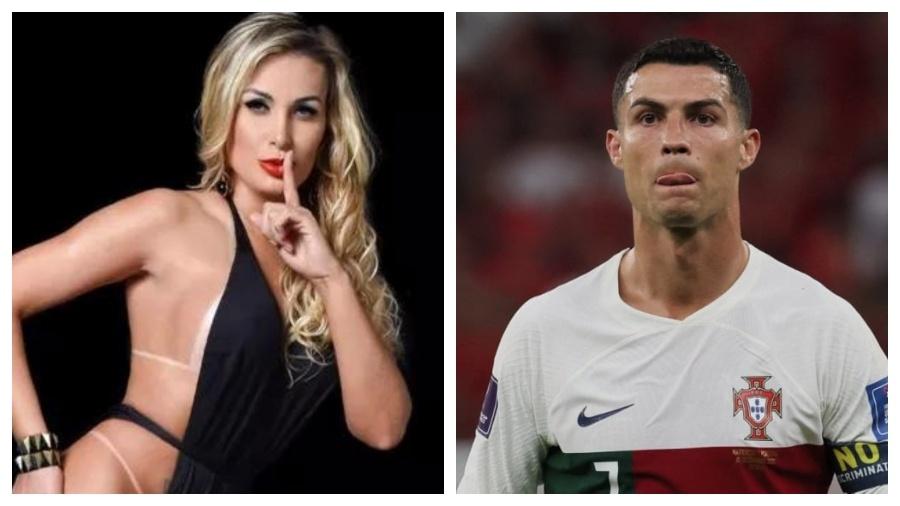 Andressa Urach disse que expôs affair com Cristiano Ronaldo por raiva do atleta - Reprodução