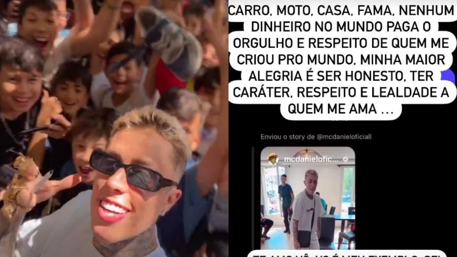 Depois de enquadro, MC Daniel se emociona com avô - Reprodução/Instagram