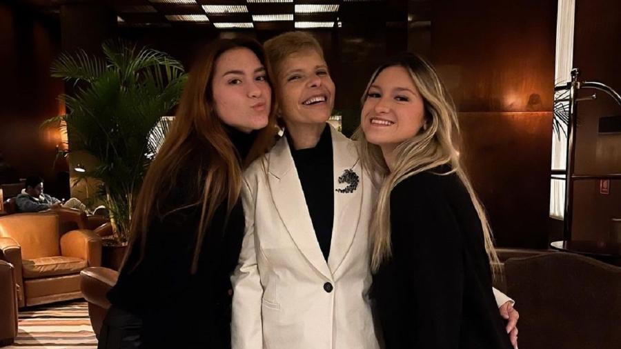 Marina e Sofia Liberato se encontram com Rose Miriam em SP - Reprodução/Instagram 