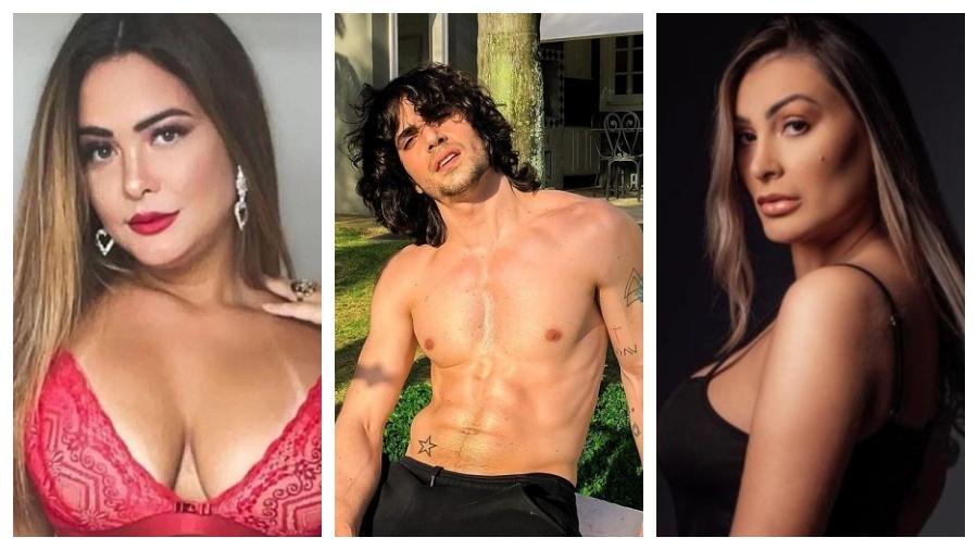 Famosos como a influenciadora Geisy Arruda, o ator Fiuk e a ex-modelo Andressa Urach já detalharam sexo com várias pessoas ao mesmo tempo - Reprodução