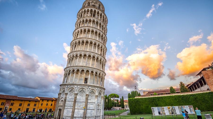 Torre de Pisa, na Itália