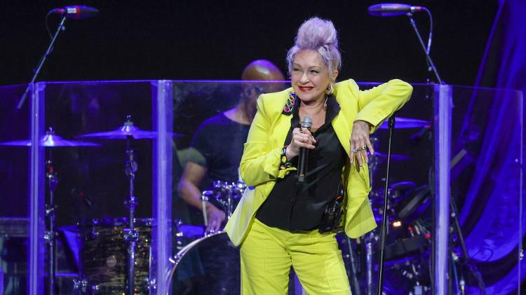 Cyndi Lauper se junta a Katy Perry e Ivete Sangalo no palco Mundo dop Rock in Rio 2024, no dia 20/9