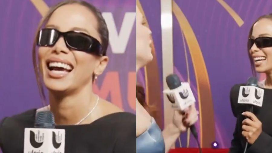 Anitta falou italiano durante entrevista no red carpter do Latin AMAs - Reprodução/Twitter