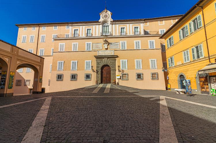Palazzo Pontificio em Castel Gandolfo, Itália Palazzo Pontificio em Castel Gandolfo, Itália