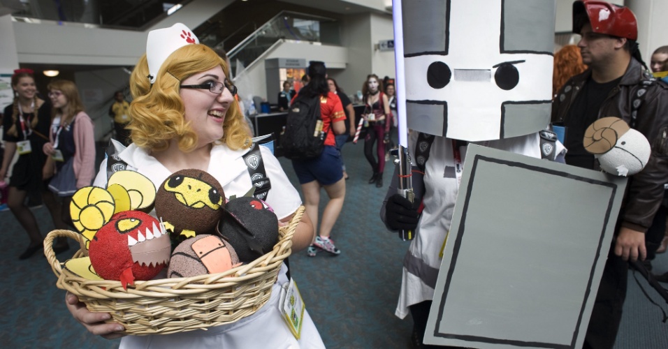 9.jul.2015 - Público aproveita a San Diego Comic-Con nesta quinta-feira, na Califórnia