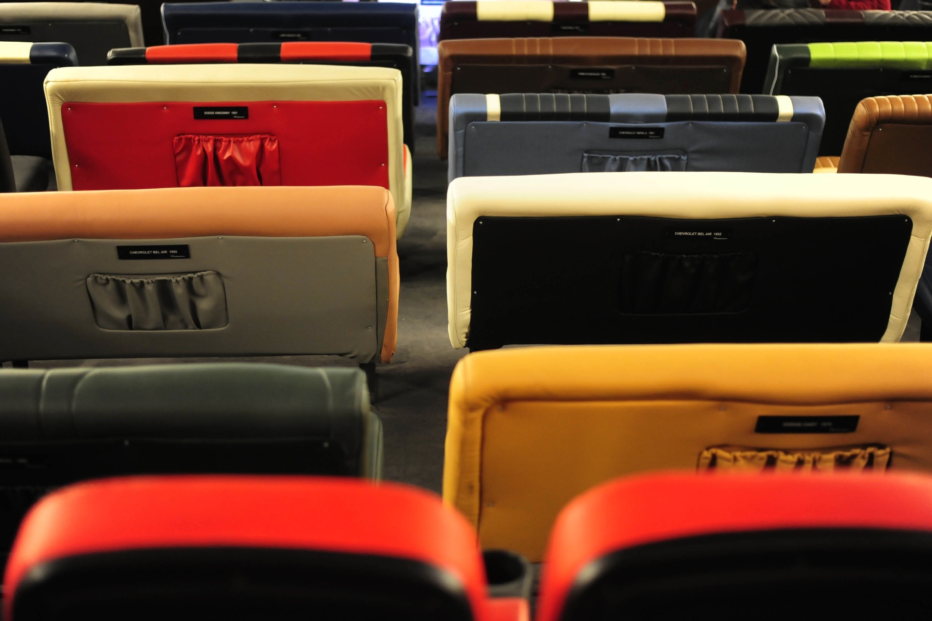 Poltronas da sala Drive-in, no Belas Artes - Junior Lago