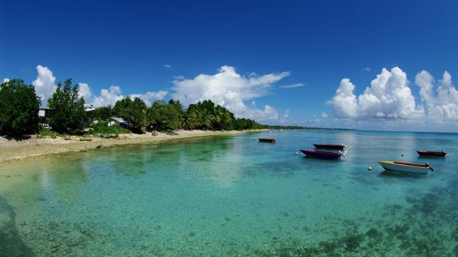 TUVALU: Tuvalu é um lindos arquipélago localizado no oceano Pacífico. O local soma uma área terrestre de apenas 26 km² e é o quarto menor país do mundo. - NABA Tomoaki/Creative Commons