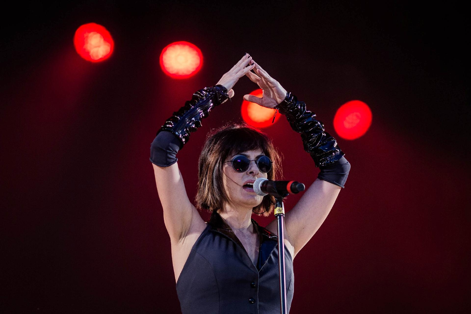 Fernanda Abreu faz show no Palco Sunset do Rock in Rio - Eduardo Anizelli/Folhapress
