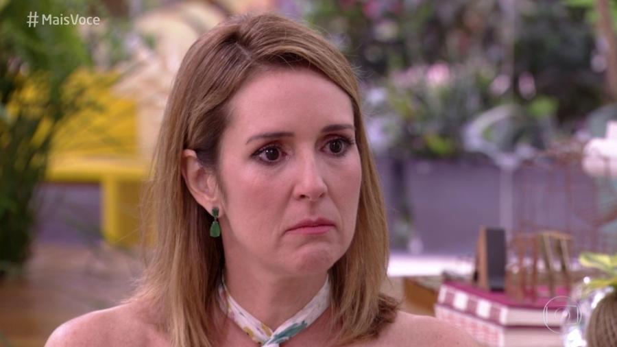 Renata Capucci se emociona no "Mais Você" - Reprodução/Globo
