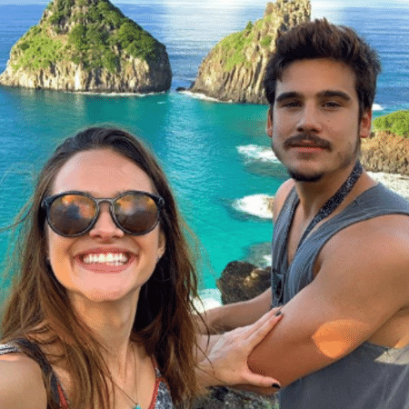 Juliana Paiva e Nicolas Prattes em Fernando de Noronha - Reprodução/Instagram