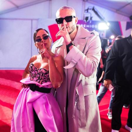 Anitta e DJ Snake em premiação - Reprodução/Instagram