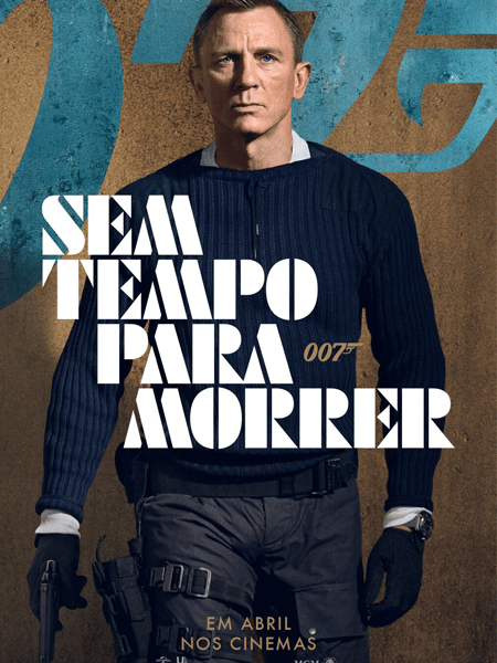 Daniel Craig no cartaz oficial de 007 - Sem Tempo Para Morrer - Jessica Quinalha/NBCUniversal