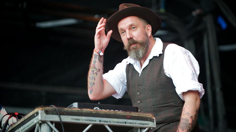 07.08.2011 - Andrew Weatherall no The Apple Cart Festival, em Londres - Hayley Madden/Redferns