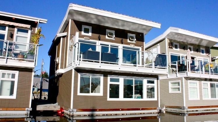 Casa flutuante em Vancouver tem três quartos para até seis pessoas - Divulgação - Divulgação