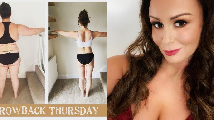 Chanelle Hayes mostra antes e depois de cirurgia bariátrica  - Reprodução/Instagram