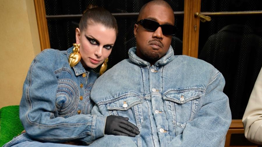 Julia Fox viveu um affair-relâmpago com o rapper Kanye West - Reprodução