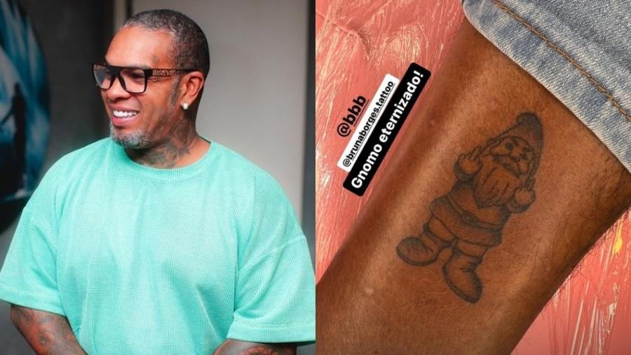 BBB 24: Rodriguinho mostra tatuagem de gnomo