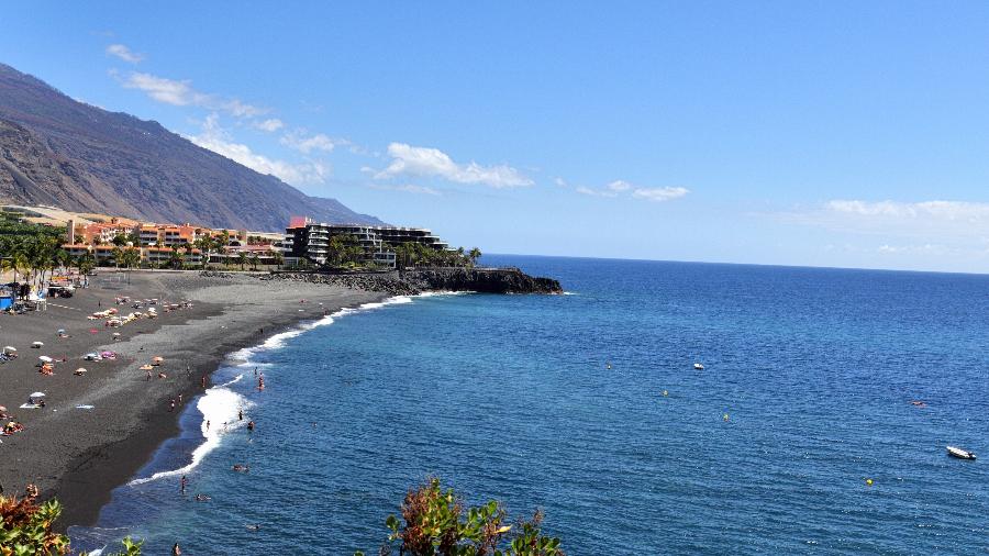 Foto ilustrativa mostra a Playa de Puerto Naos, La Palma, nas Ilhas Canárias