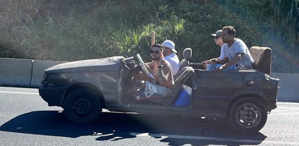 Brincadeira, 'rolê' de carros detonados fugiu do controle, diz organizador