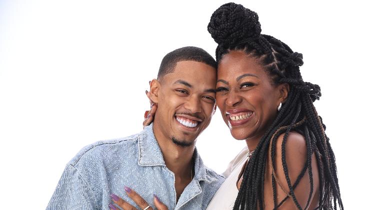 Minha mãe com seu pai: Ryan (filho) e Lisia (mãe)
