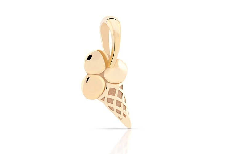 Fome de sorvete. Pingente da Monte Carlo. Preço: R$ 140. Informações: www.montecarlo.com.br | Preço e disponibilidade pesquisados em setembro de 2015 e sujeitos a alterações - Divulgação