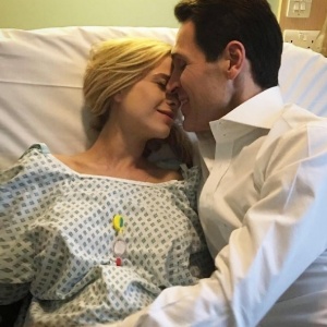 Luiza Valdetaro e o marido, Mariano Marcondes Ferraz, após o nascimento da filha do casal, Sophia - Reprodução/Instagram/luizavaldetaro - Reprodução/Instagram/luizavaldetaro