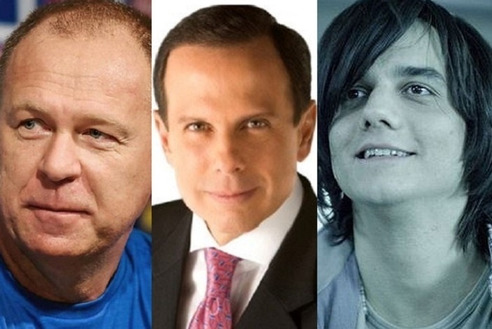 Mano Menezes, João Doria e Wagner Moura - Reprodução/Montagem