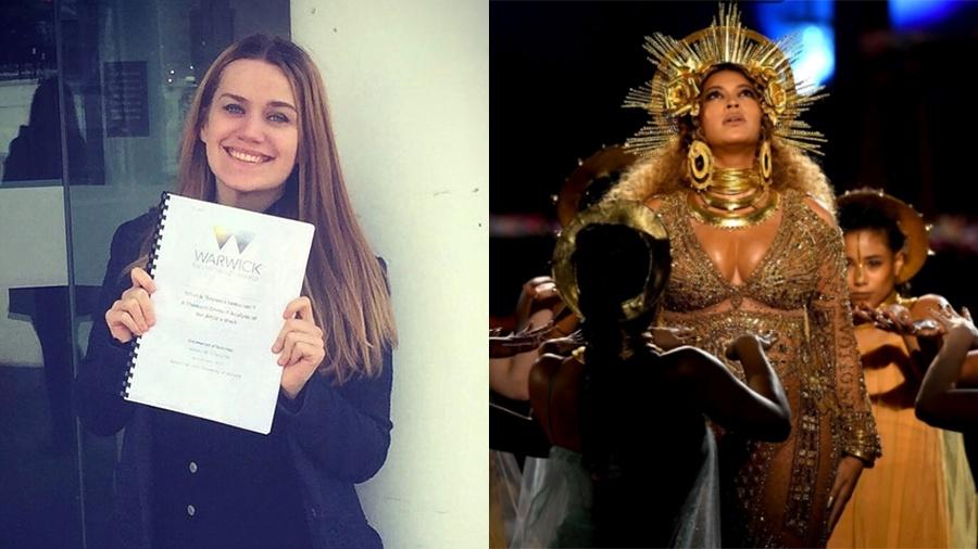 Molly Inglis analisou 10 mil palavras para escrever dissertação sobre a cantora Beyoncé - Molly Inglis e Getty Images
