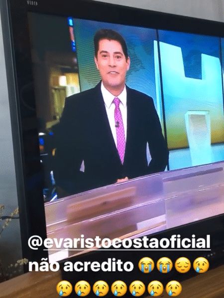 Yanna Lavigne lamenta despedida de Evaristo Costa do "Jornal Hoje" - Reprodução/Instagram - Reprodução/Instagram