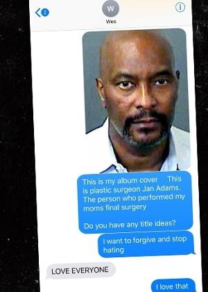Kanye West revela que vai usar a foto de cirurgião na capa de novo álbum - Reprodução/TMZ - Reprodução/TMZ