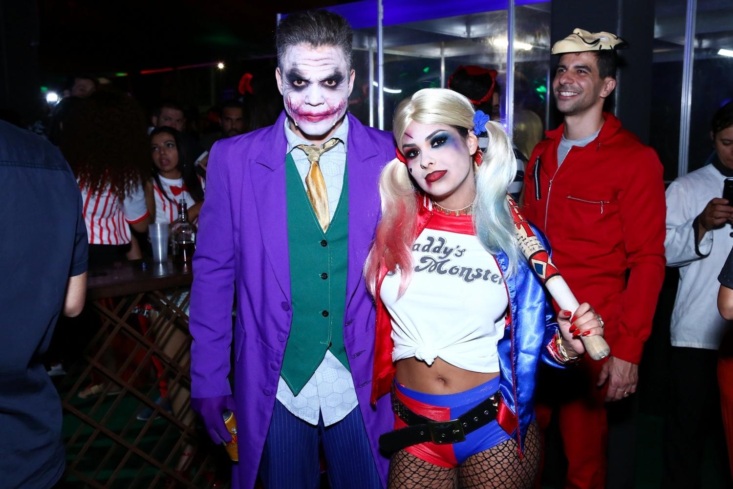 Munik Nunes como Arlequina e Anderson Felicio como Coringa no Aviões Fantasy Park - Roberto Filho / Brazil News