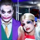 Munik Nunes como Arlequina e Anderson Felicio como Coringa no Aviões Fantasy Park - Roberto Filho / Brazil News