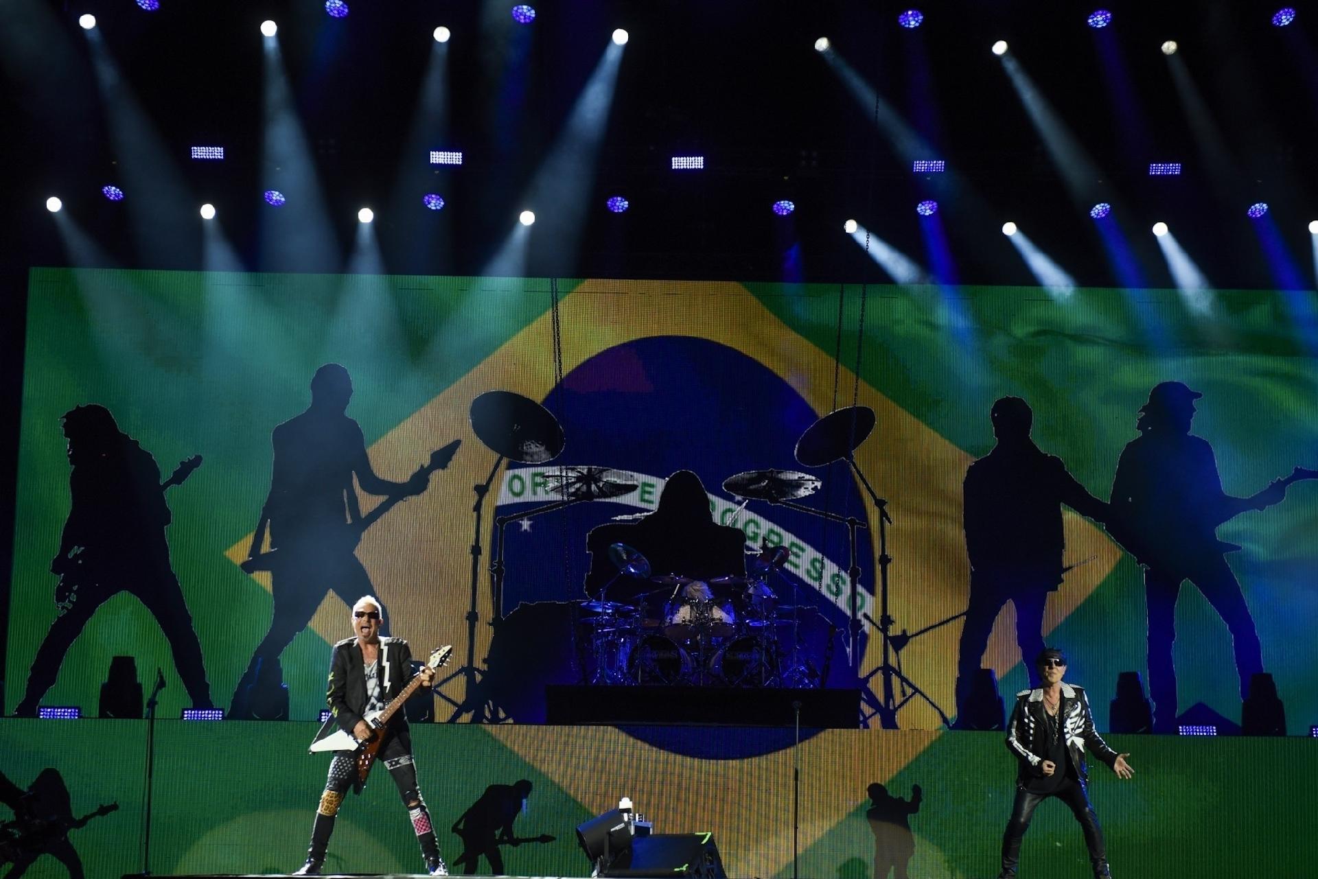 Scorpions se apresentou na noite deste sábado (21) no festival Rockfest, no Allianz Parque - Flavio Moraes/UOL