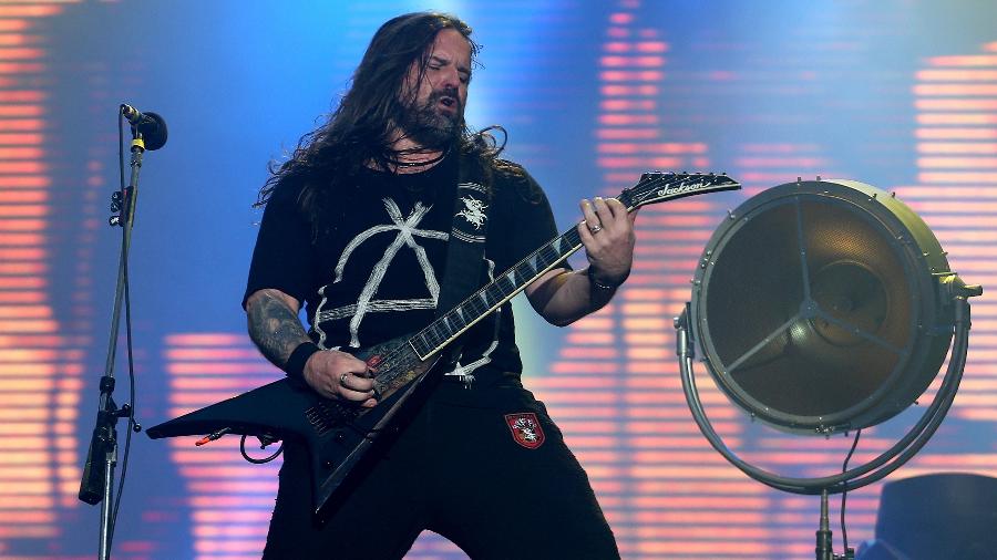 Andreas Kisser, guitarrista da banda Sepultura, comanda junto com o baixista Paulo Xisto o "SepulQuarta" - WILTON JUNIOR/ESTADÃO CONTEÚDO