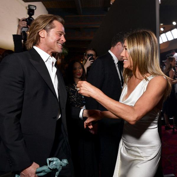 Brad Pitt e Jennifer Aniston já haviam se reencontrado no SAG Awards 