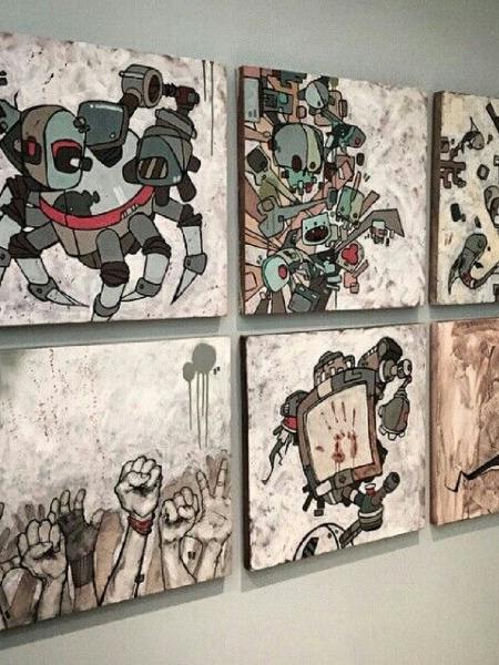 Obras de Mike Shinoda - Reprodução - Reprodução